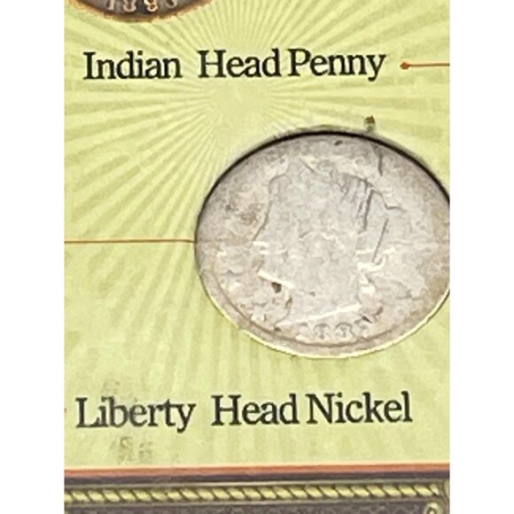 vintage 1800's Rare Coin Collection Indian Head Penny 1893 Liberty Head READ - Picture 5 of 12